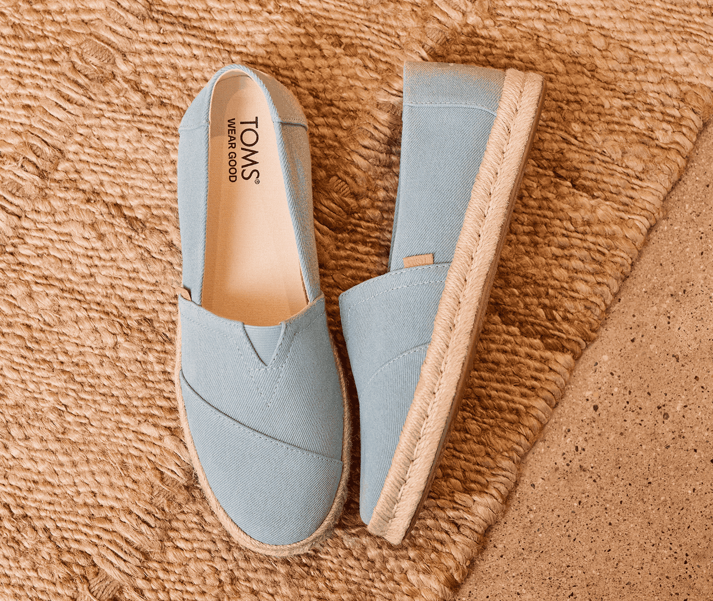TOMS Alpargata Rope 2.0 - Black Recycled Cotton Espadrille